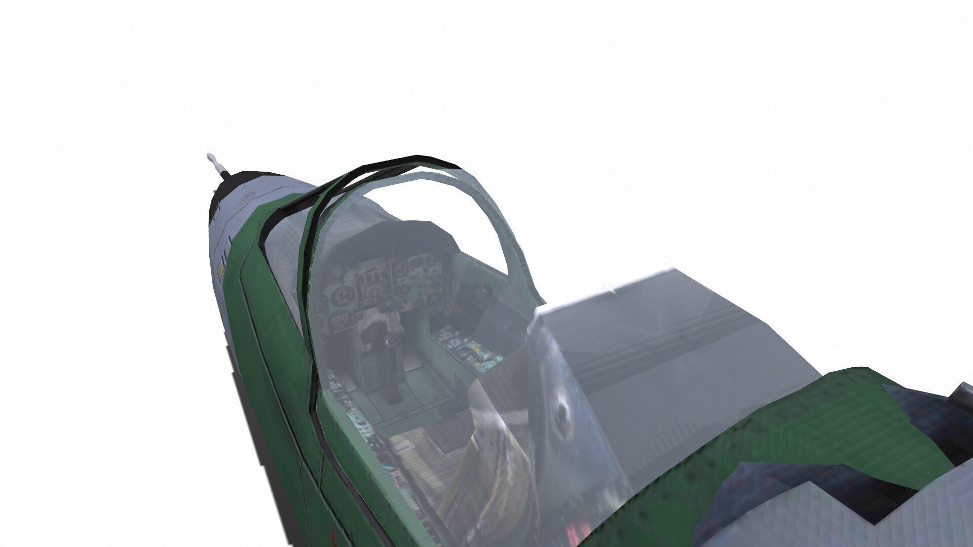 Dassault Mirage III Low-Poly Low-poly 3D model_10