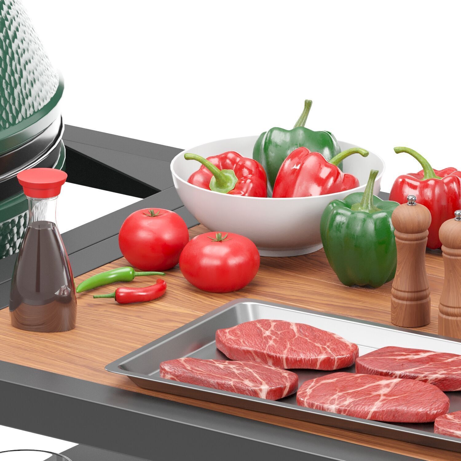 Outfitters BBQ 3D model_5