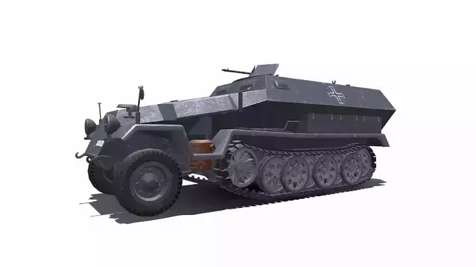 Sd Kfz 251 German Armored Fighting Vehicle PBR