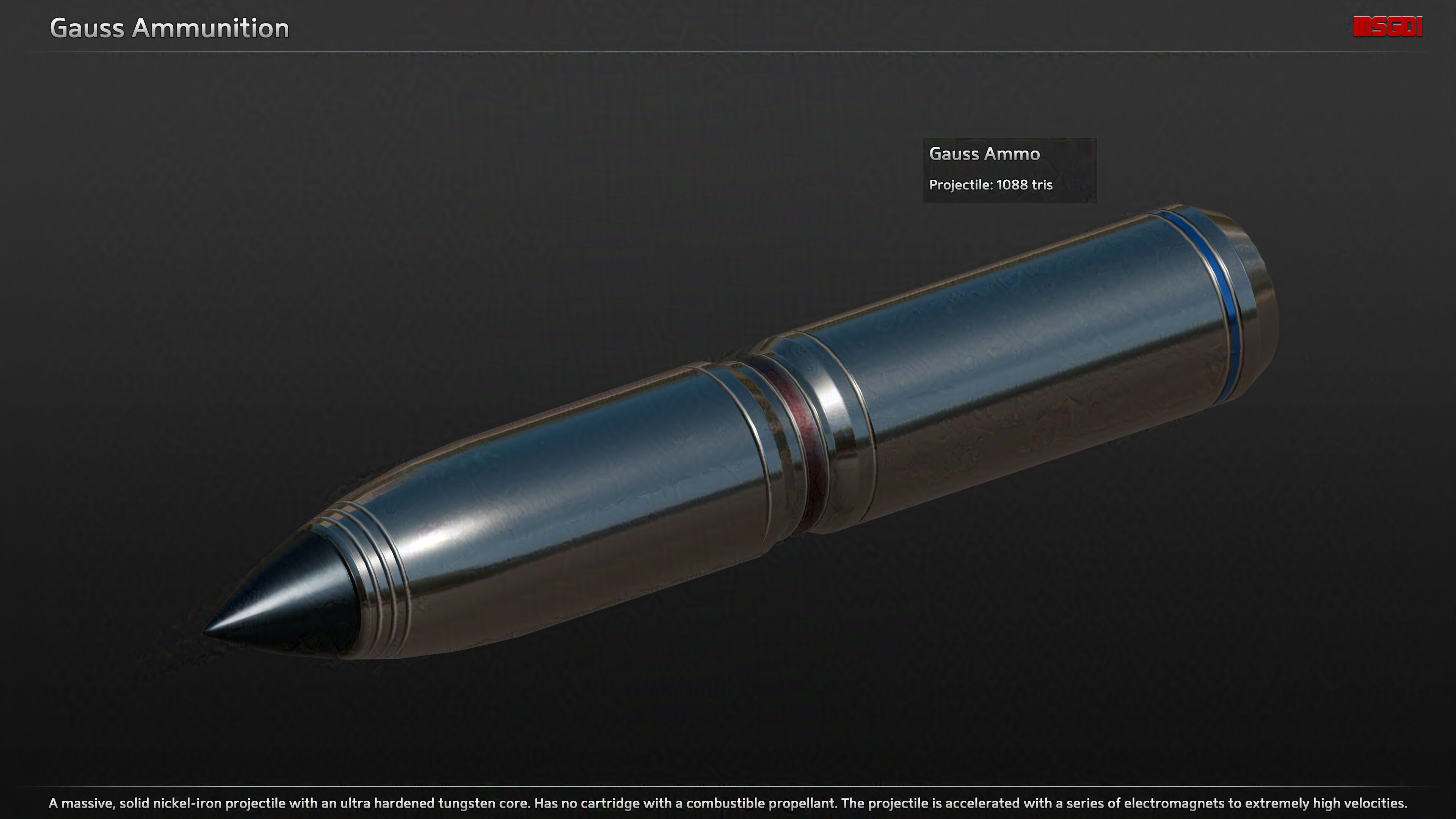 Scifi Ammunition Vehicles Mechs Low-poly 3D model_5
