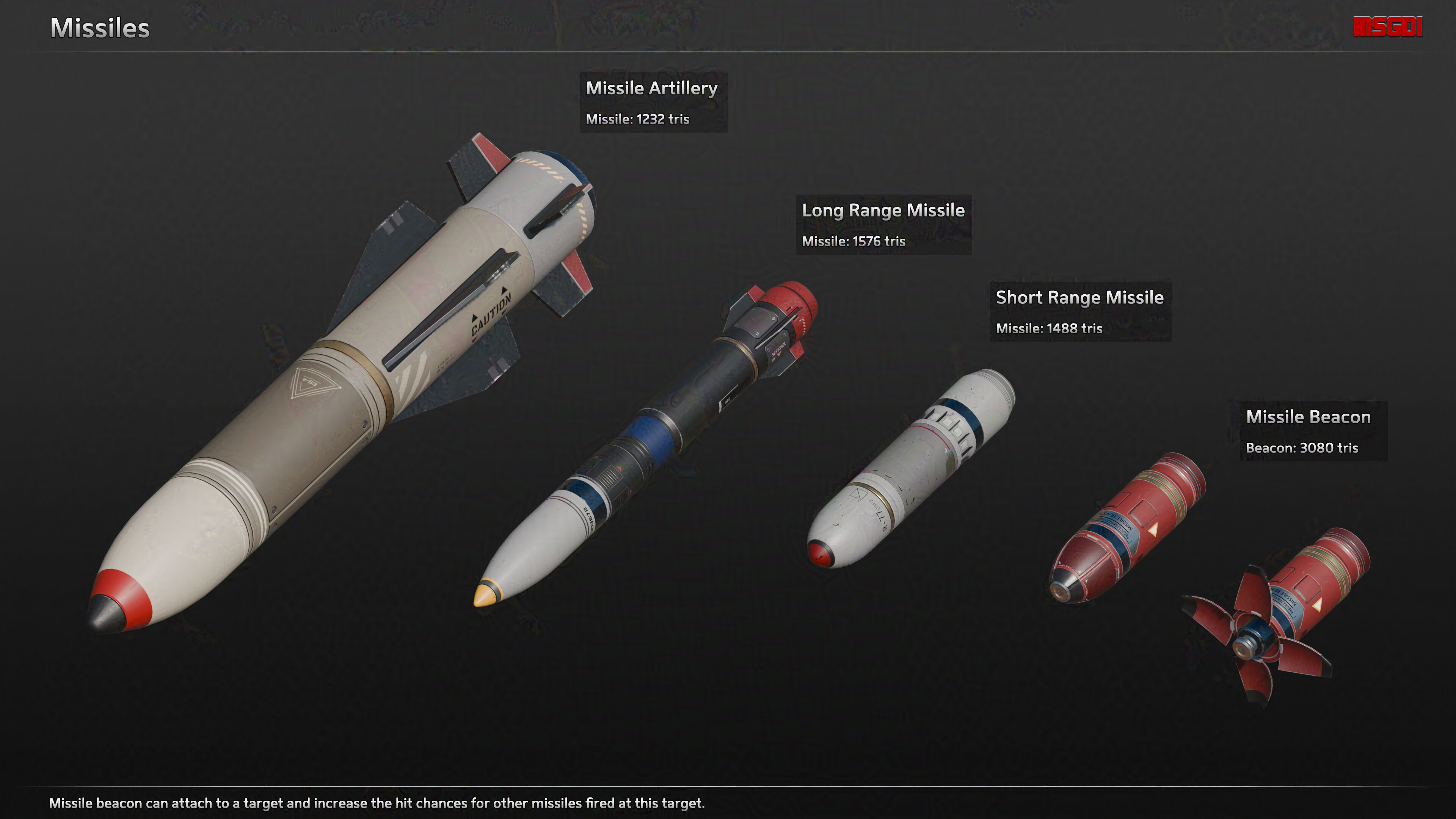 Scifi Ammunition Vehicles Mechs Low-poly 3D model_8
