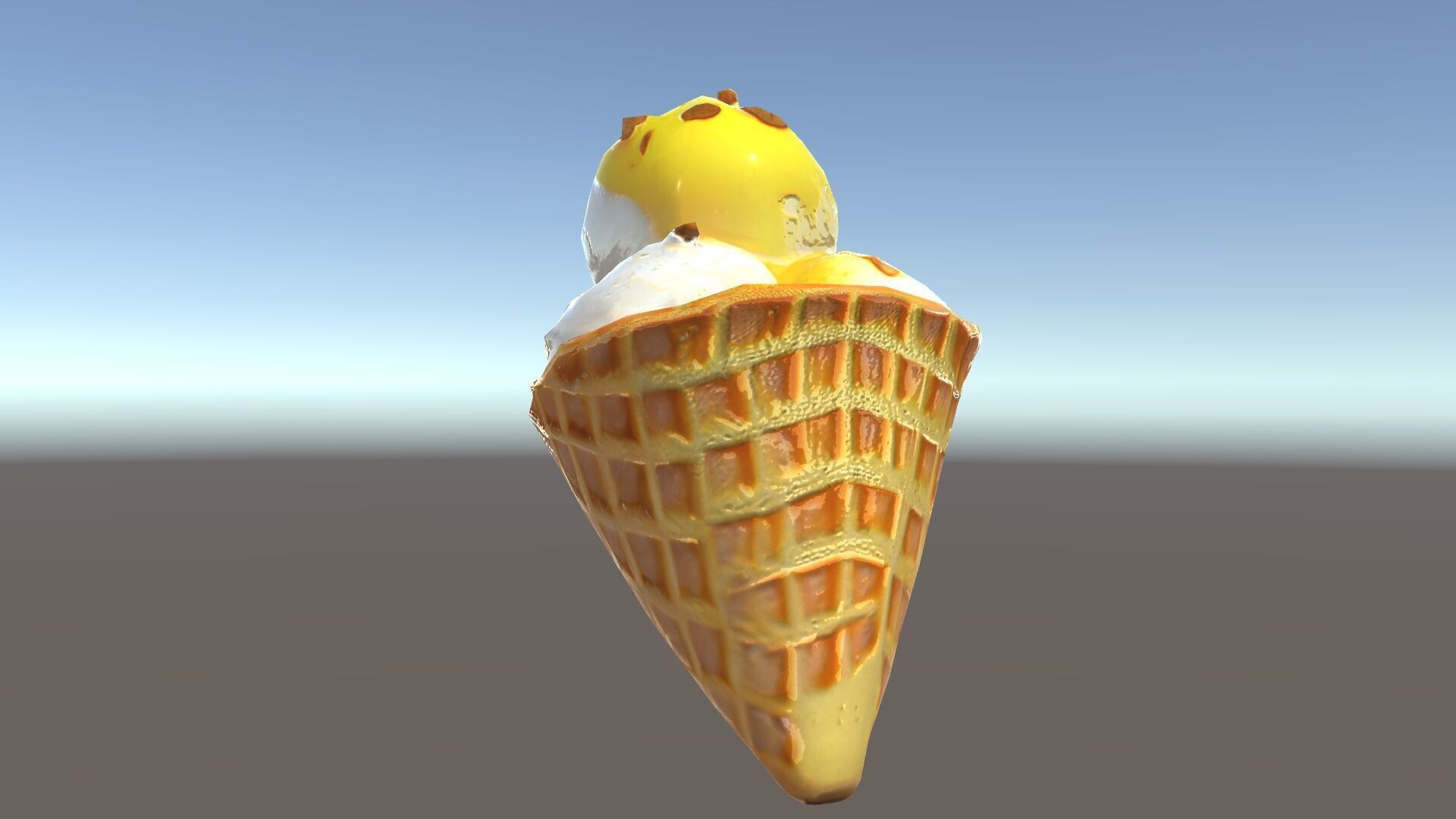 Ice Cream Cone with Sprinkles Model Pack Low-poly 3D model_13