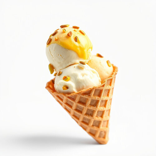Ice Cream Cone with Sprinkles Model Pack Low-poly 3D model 4