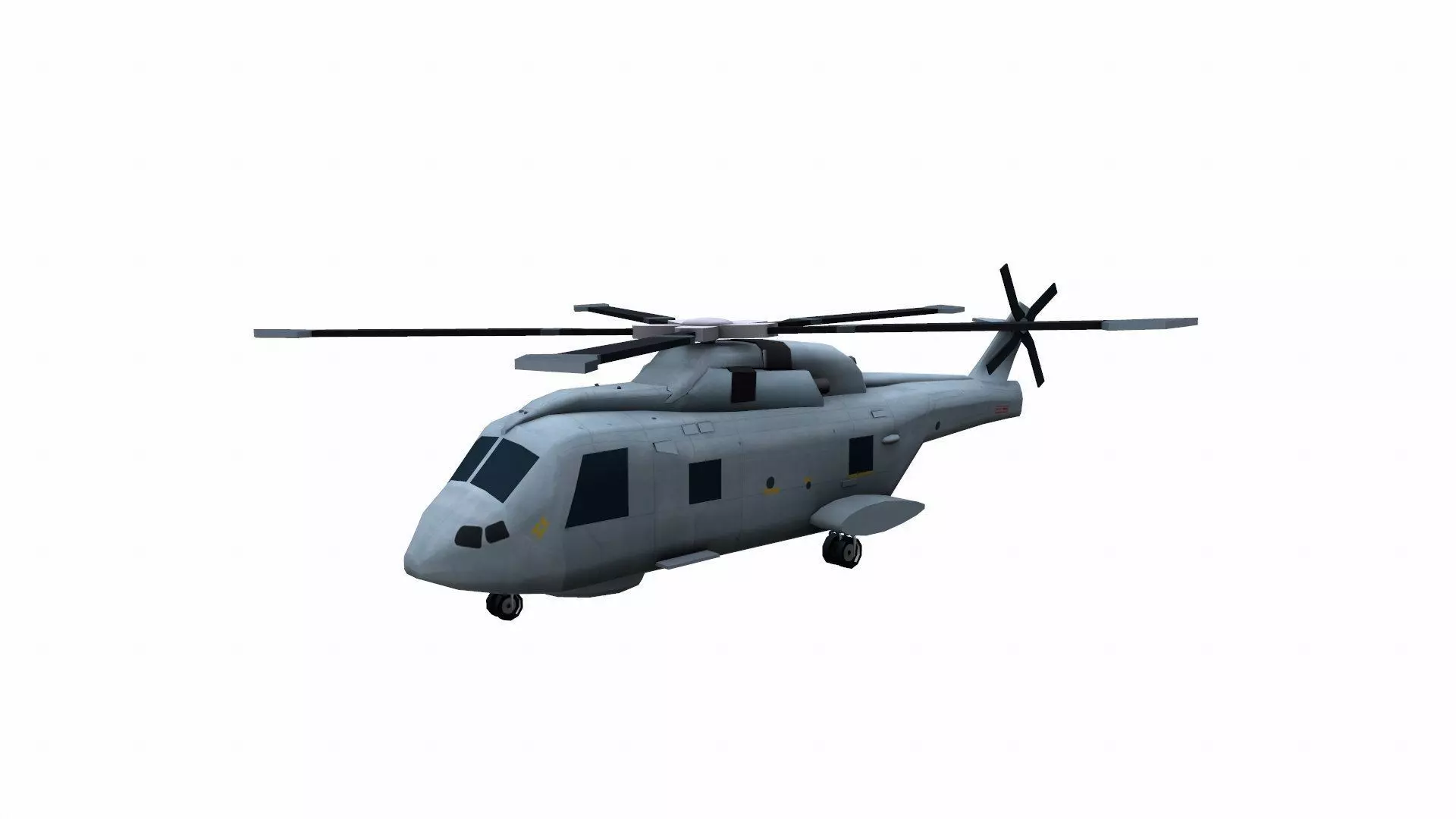 AgustaWestland AW101 Free low-poly 3D model
