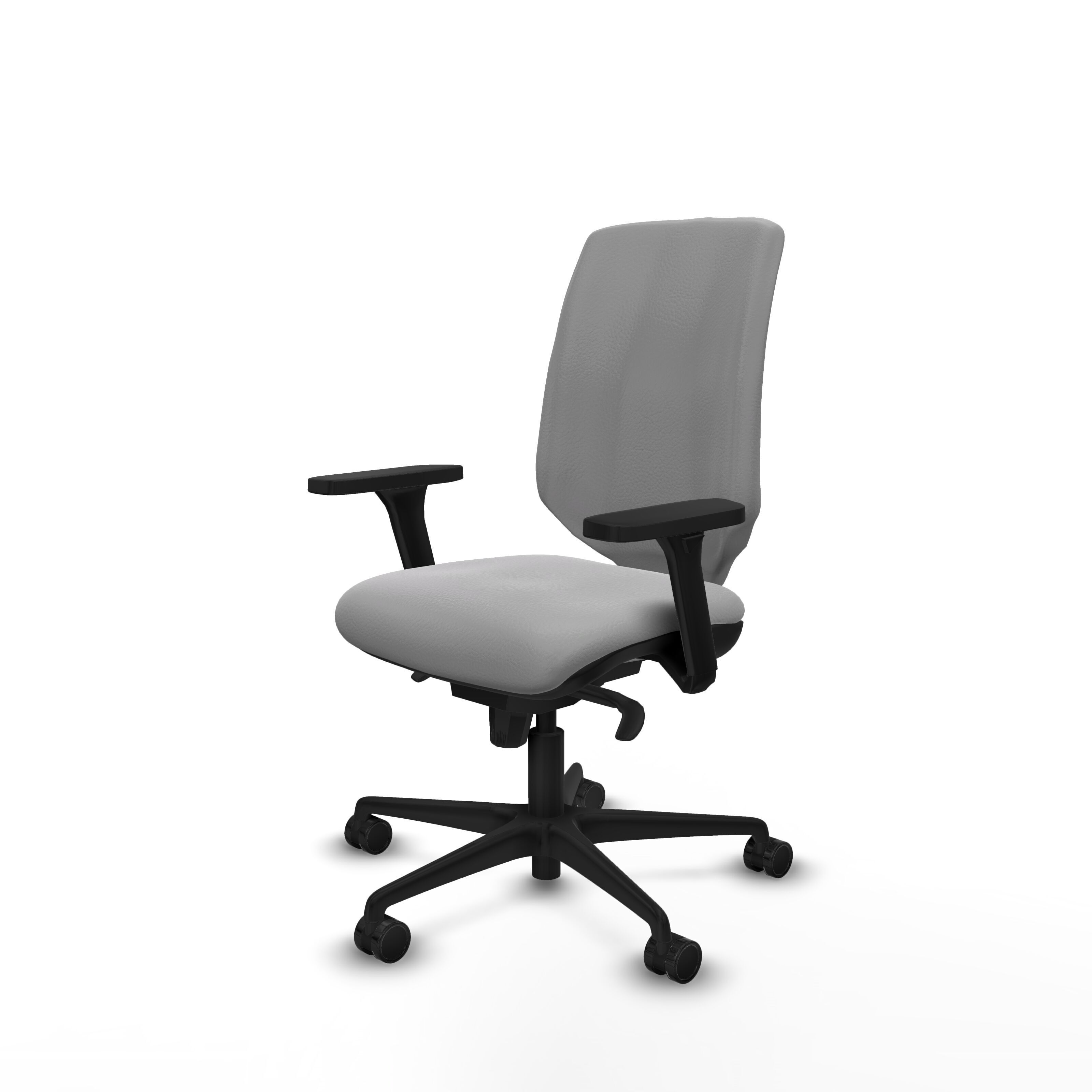 Modern Office Chair Low-poly 3D model_2
