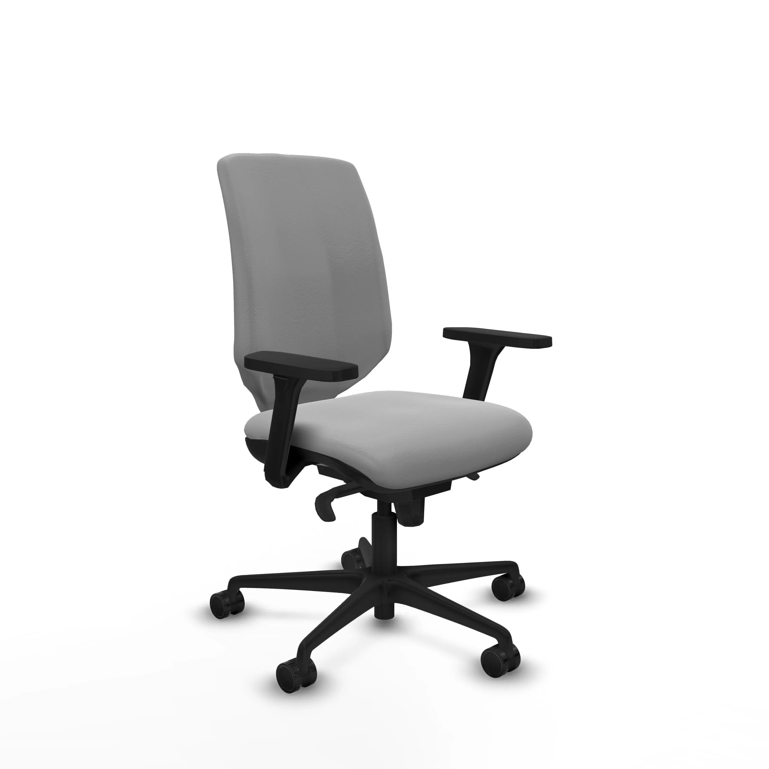 Modern Office Chair Low-poly 3D model_0