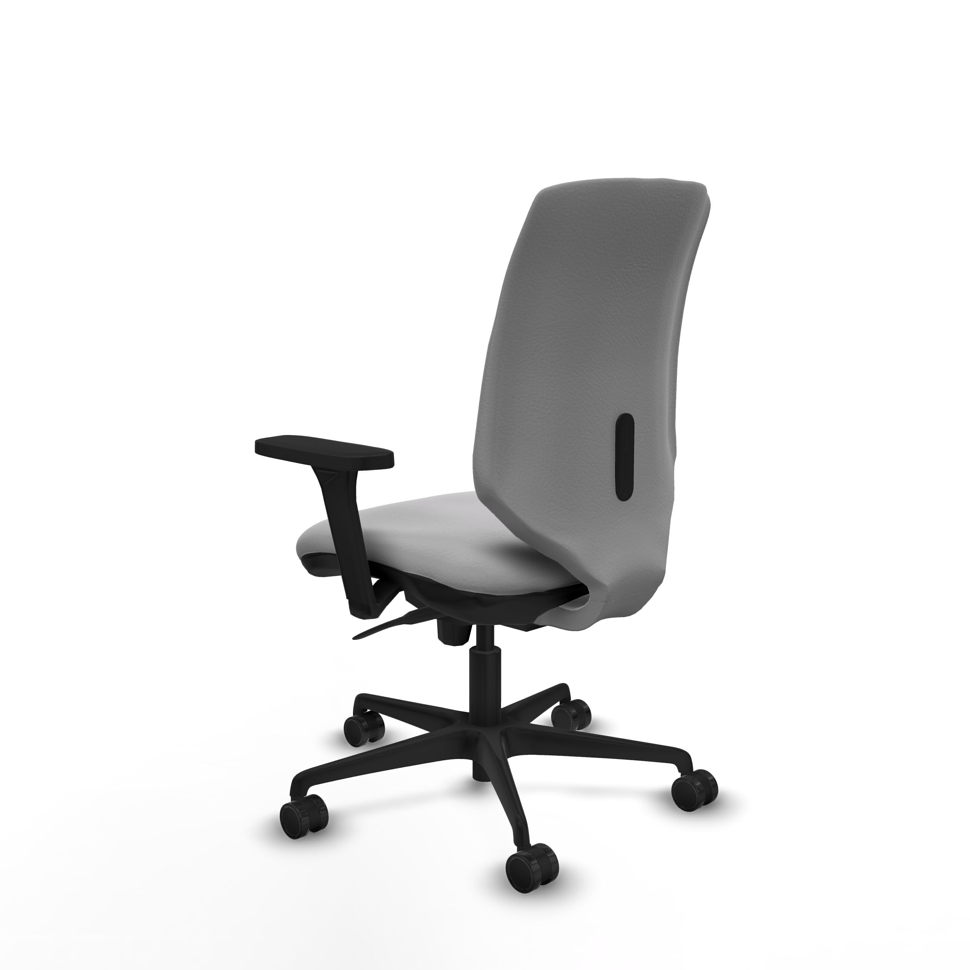 Modern Office Chair Low-poly 3D model_4