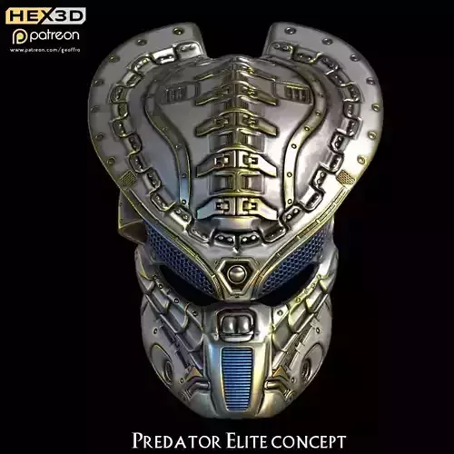 Predator Elite Concept Helmet 3D print model