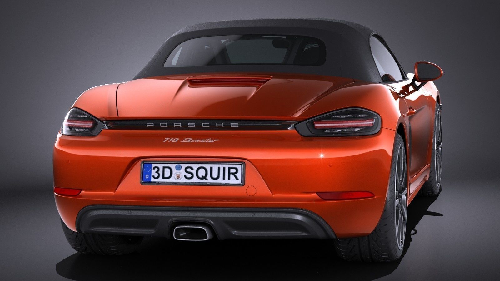 Porsche 718 Boxster 2017 3D model_10