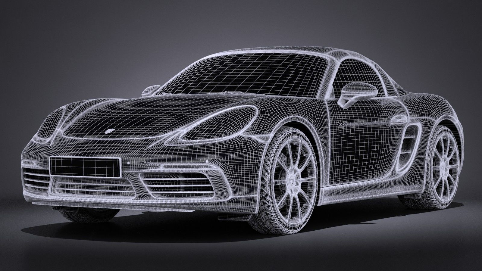 Porsche 718 Boxster 2017 3D model_20