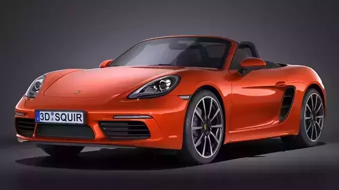 Porsche 718 Boxster 2017 3D model