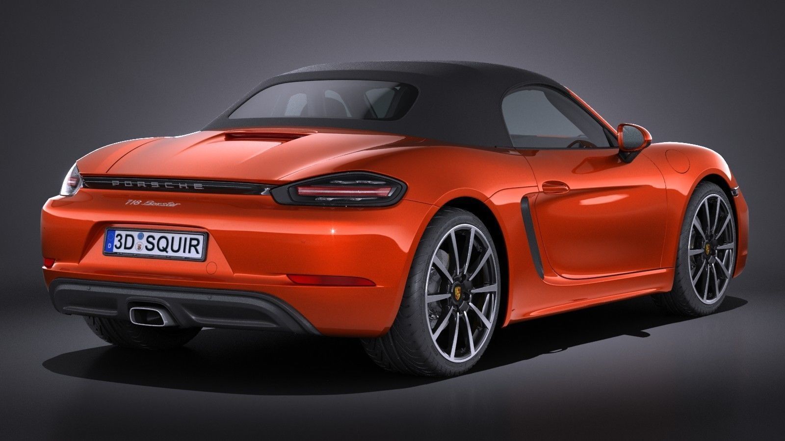 Porsche 718 Boxster 2017 3D model_8