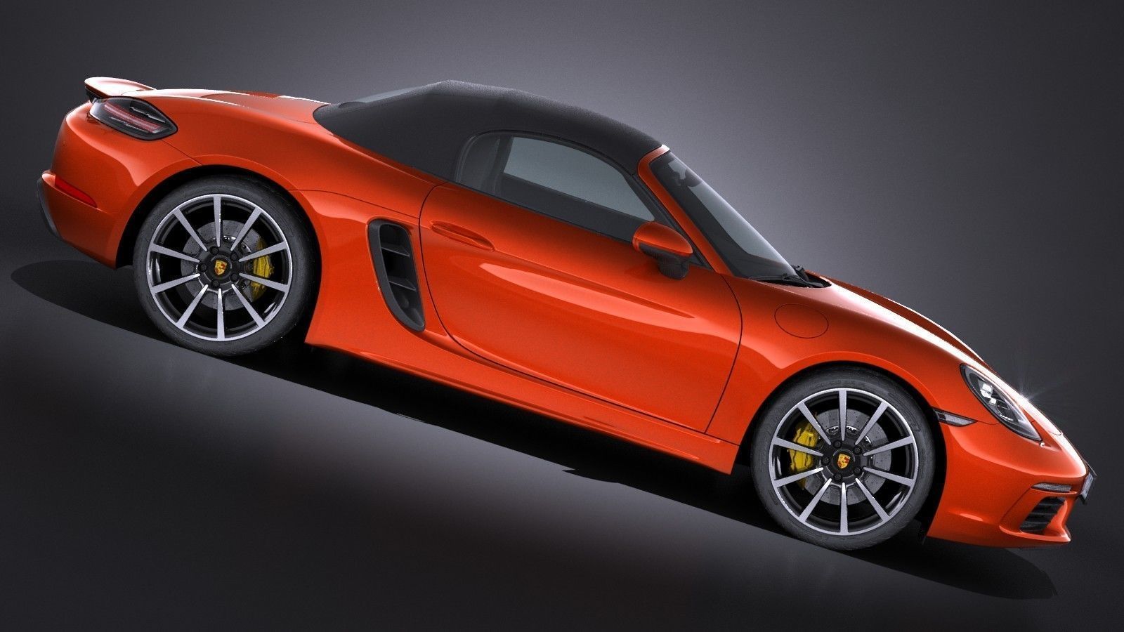 Porsche 718 Boxster 2017 3D model_11