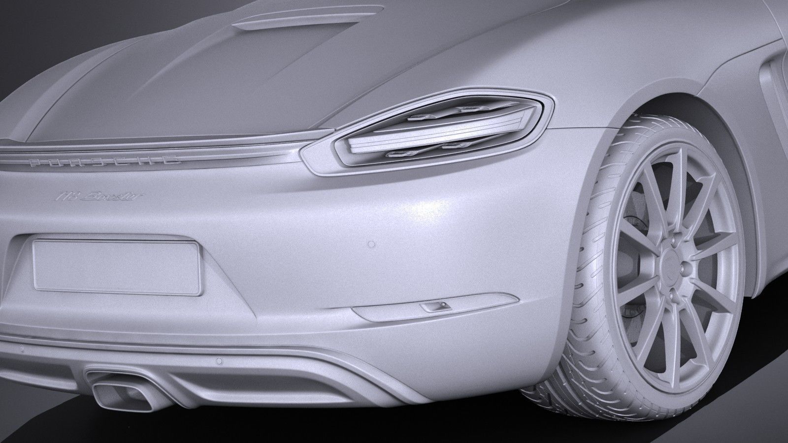 Porsche 718 Boxster 2017 3D model_17