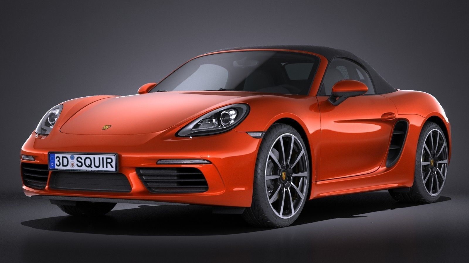 Porsche 718 Boxster 2017 3D model_9