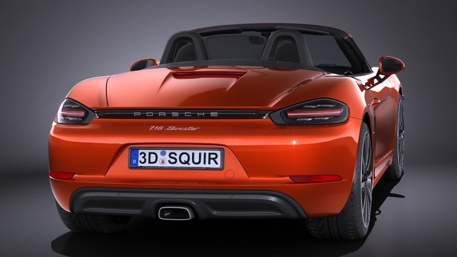 Porsche 718 Boxster 2017 3D model_4