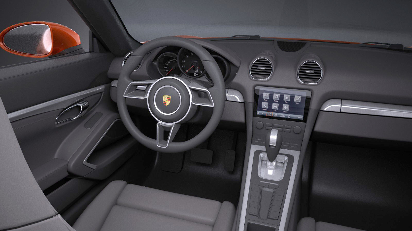 Porsche 718 Boxster 2017 3D model_14