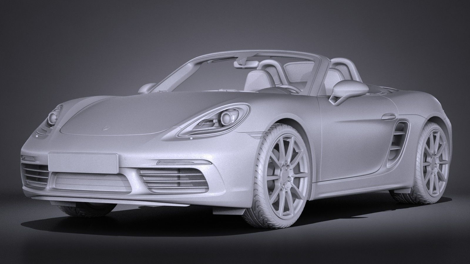 Porsche 718 Boxster 2017 3D model_16