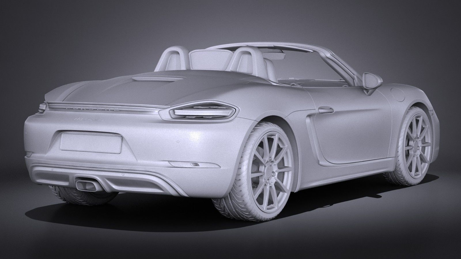 Porsche 718 Boxster 2017 3D model_19