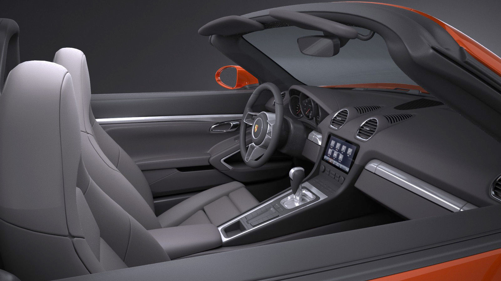 Porsche 718 Boxster 2017 3D model_13