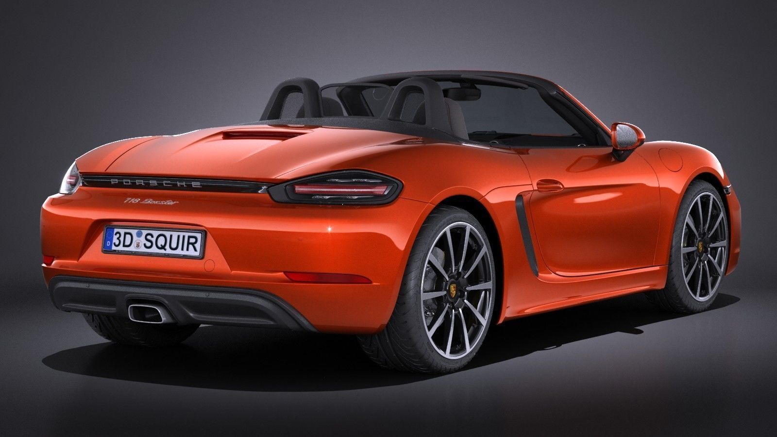 Porsche 718 Boxster 2017 3D model_5