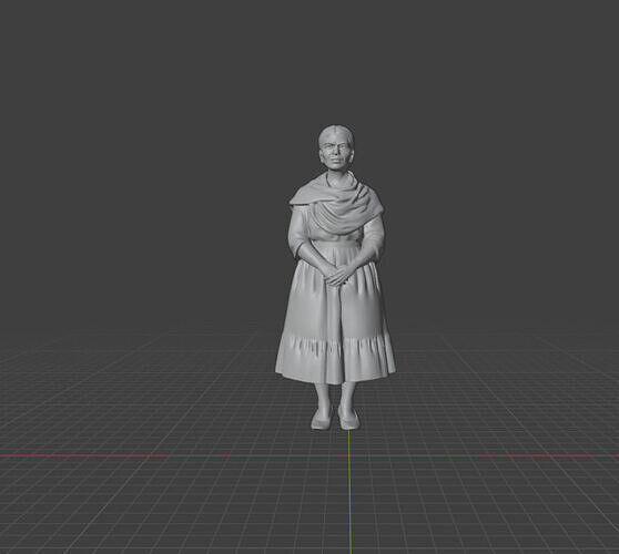 Frida Kahlo 3D print model