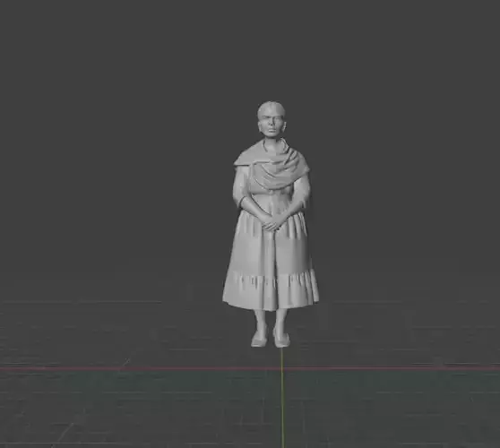 Frida Kahlo 3D print model
