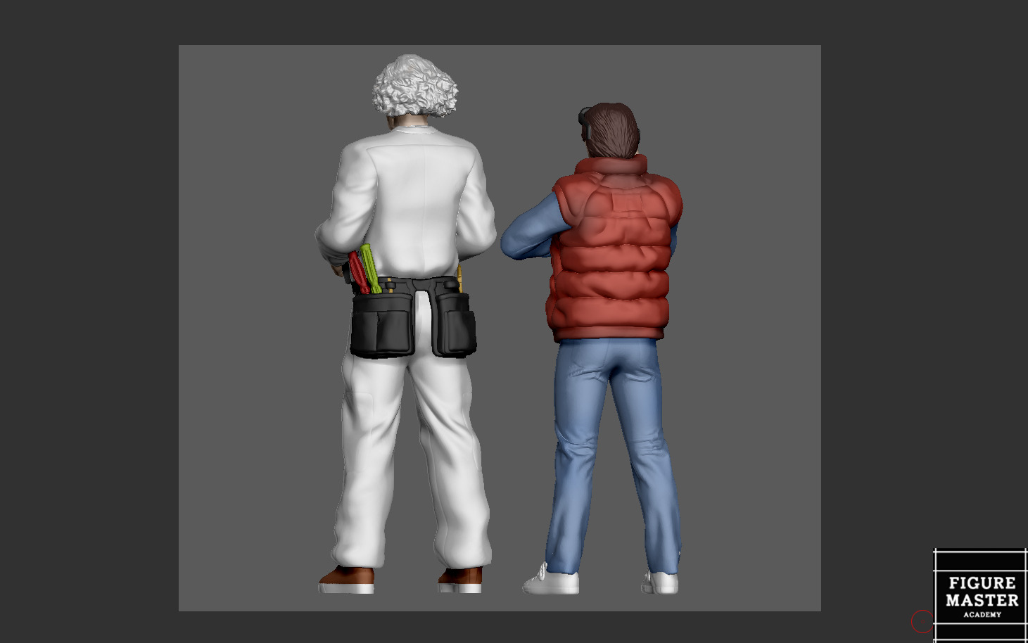 MARTY MCFLY DOC EMMETT BROWN NEW BACK TO THE FUTURE 3D print model_7