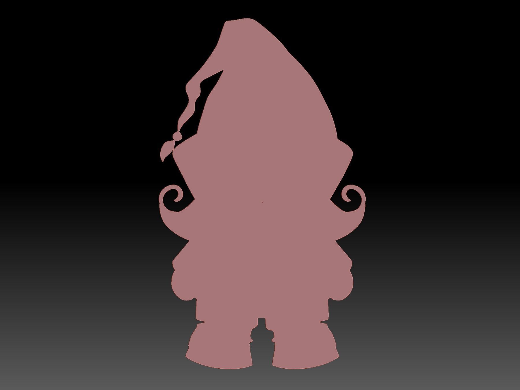 Military Gnome 3D print model_2