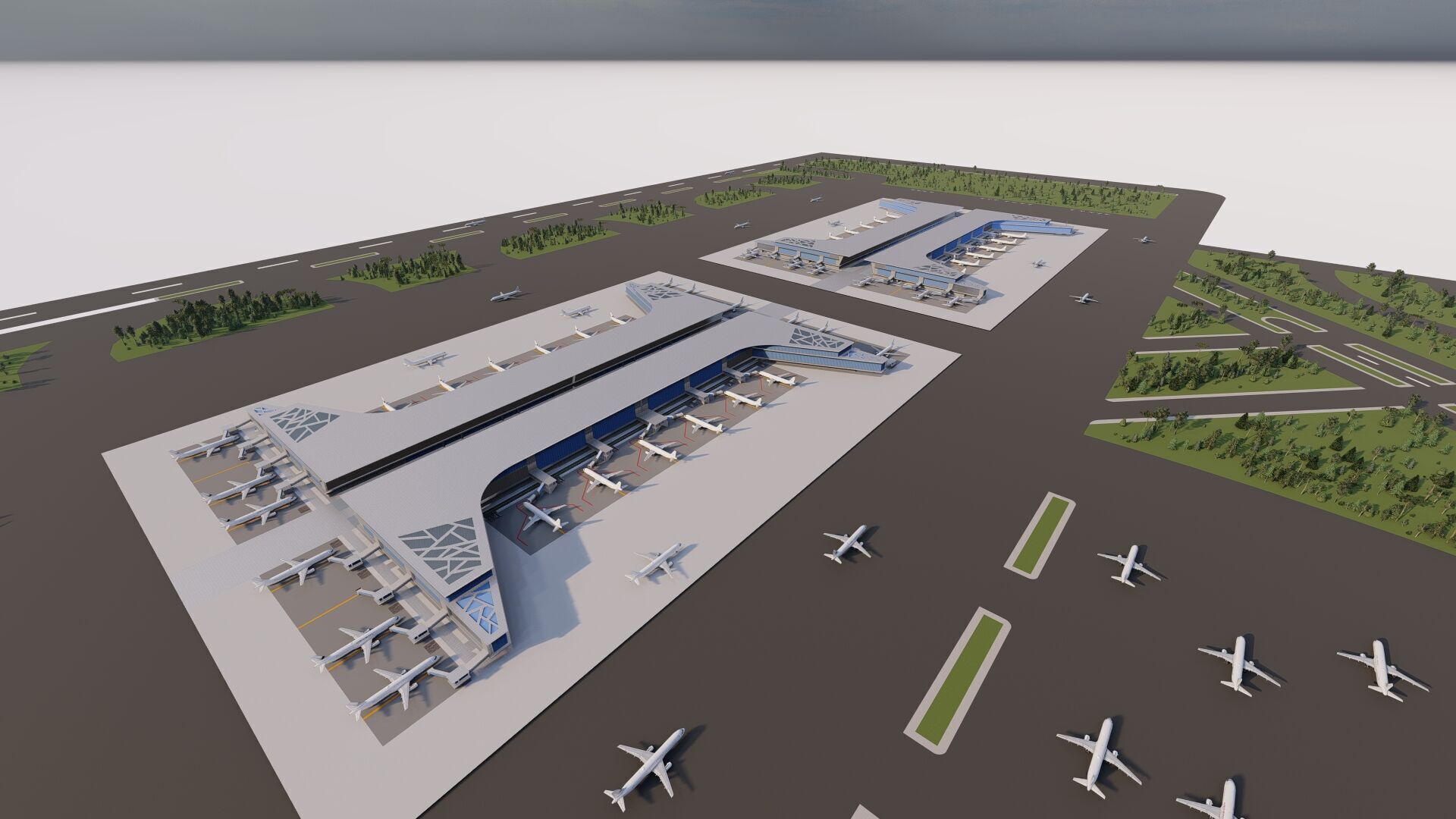 3D Airport-Airport 3D model_6