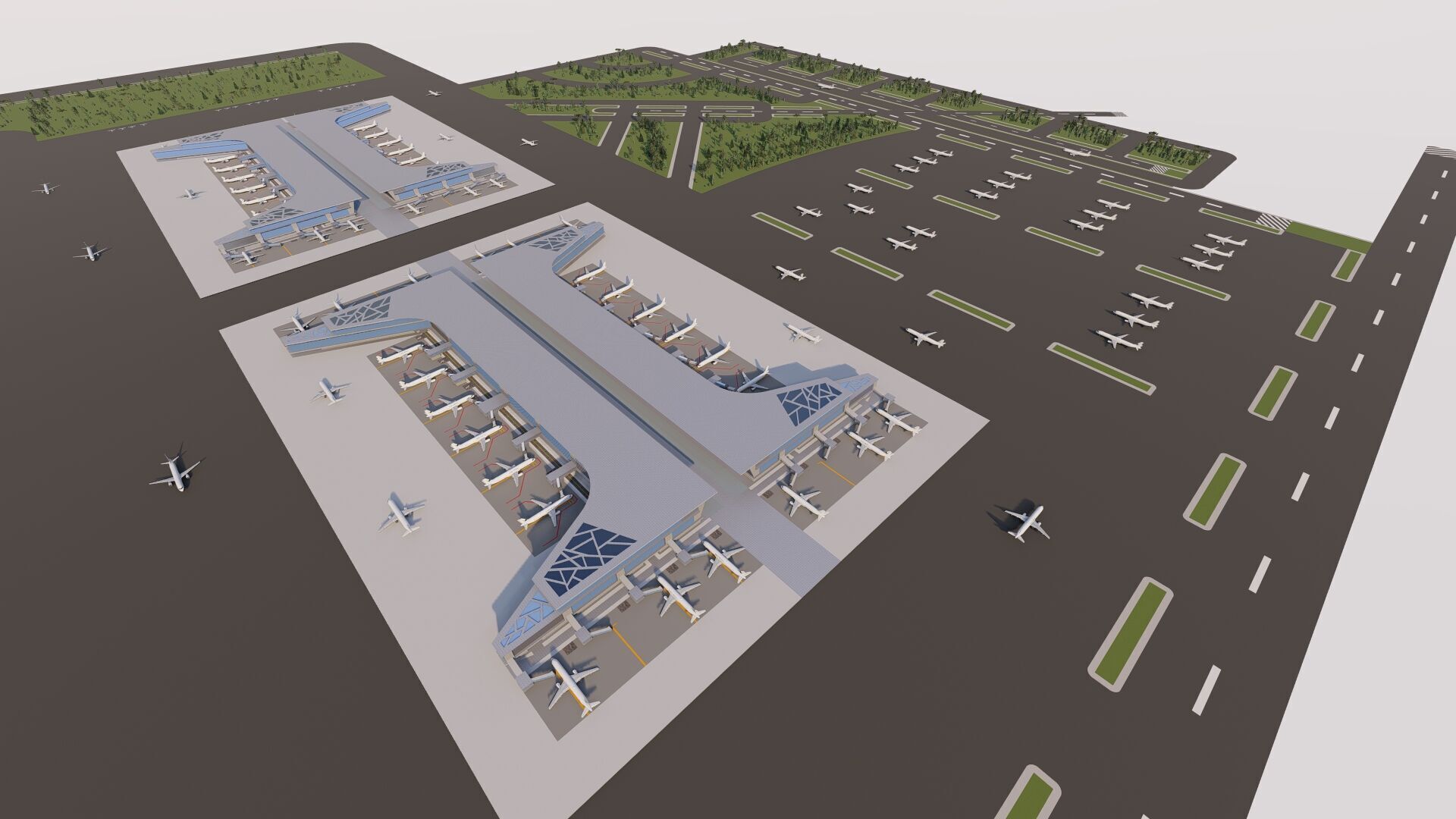 3D Airport-Airport 3D model_2