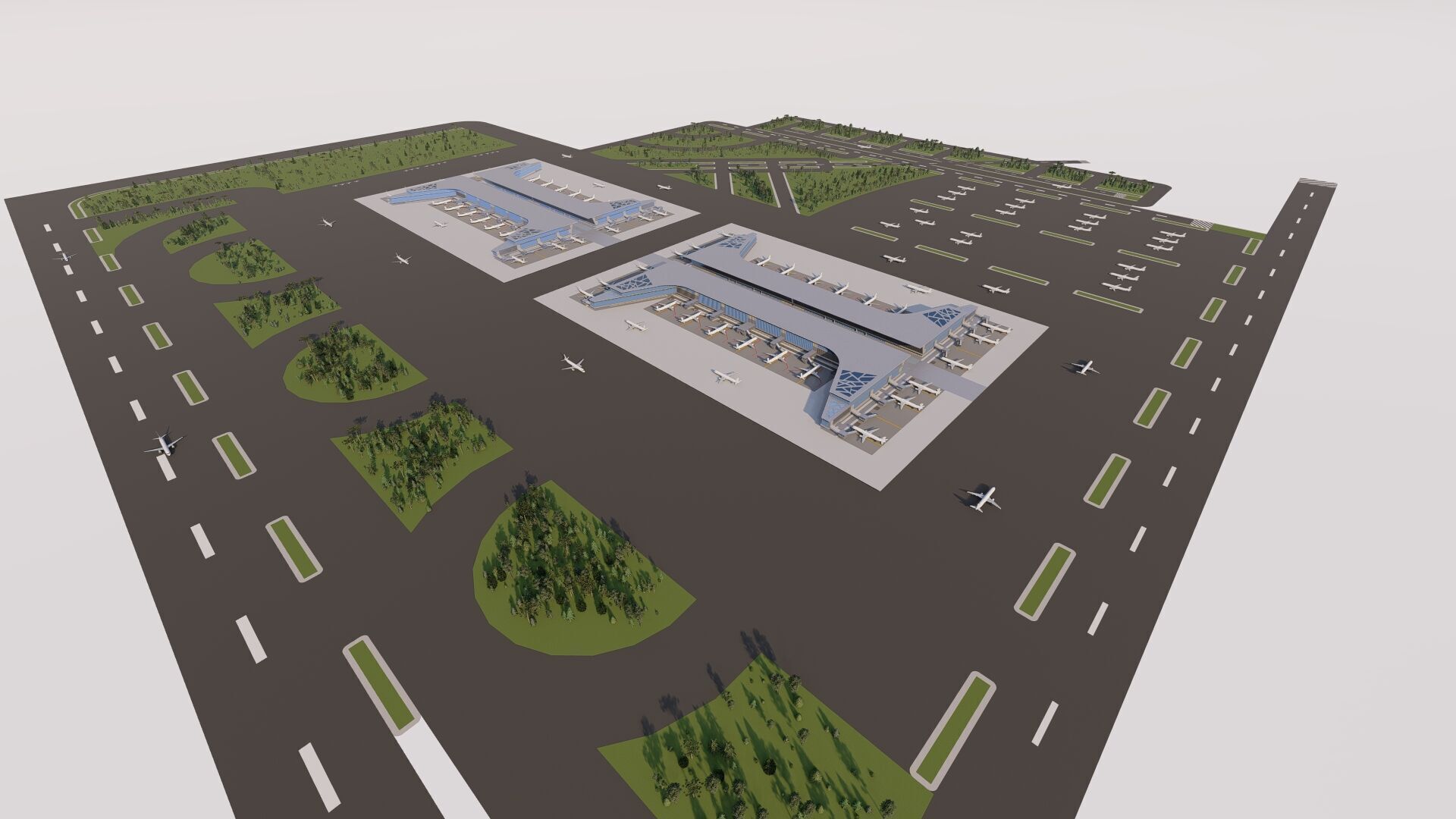 3D Airport-Airport 3D model_1