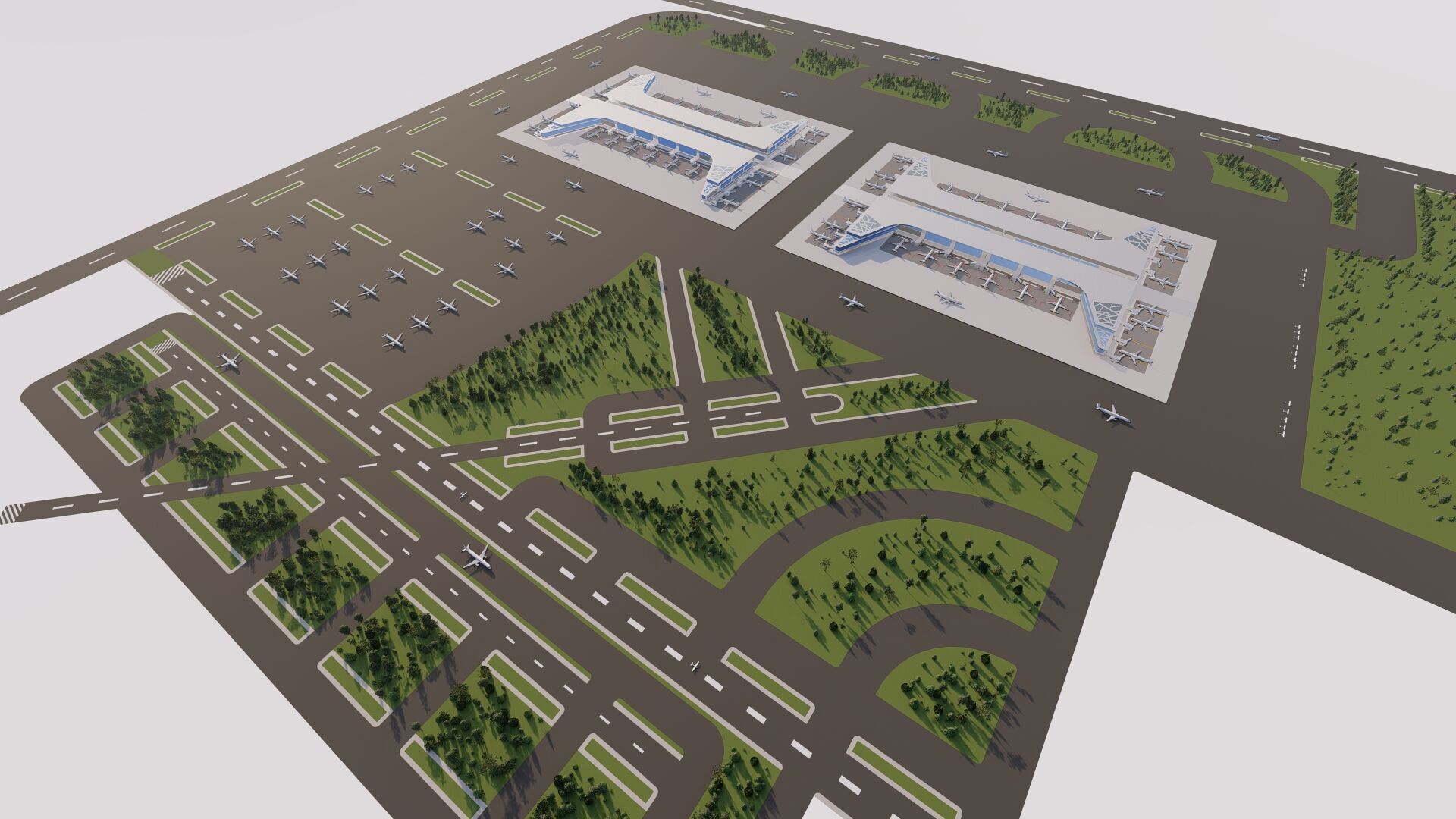 3D Airport-Airport 3D model_8