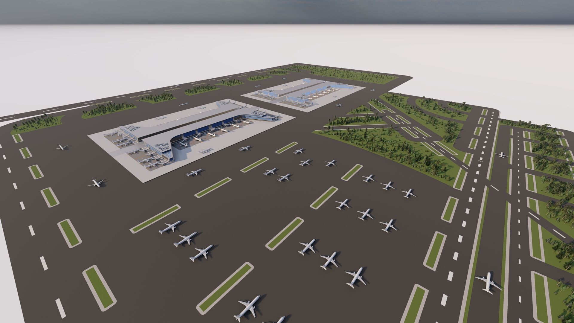 3D Airport-Airport 3D model_4