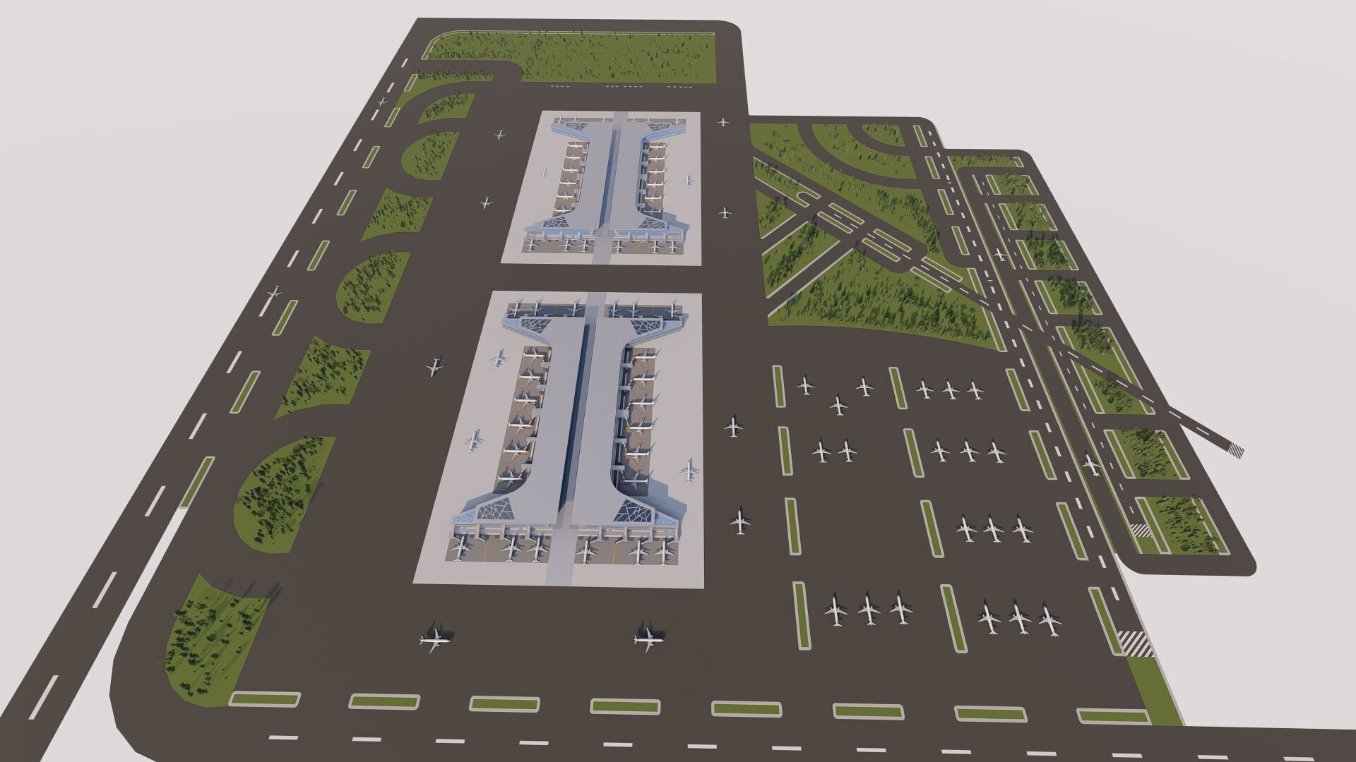 3D Airport-Airport 3D model_5