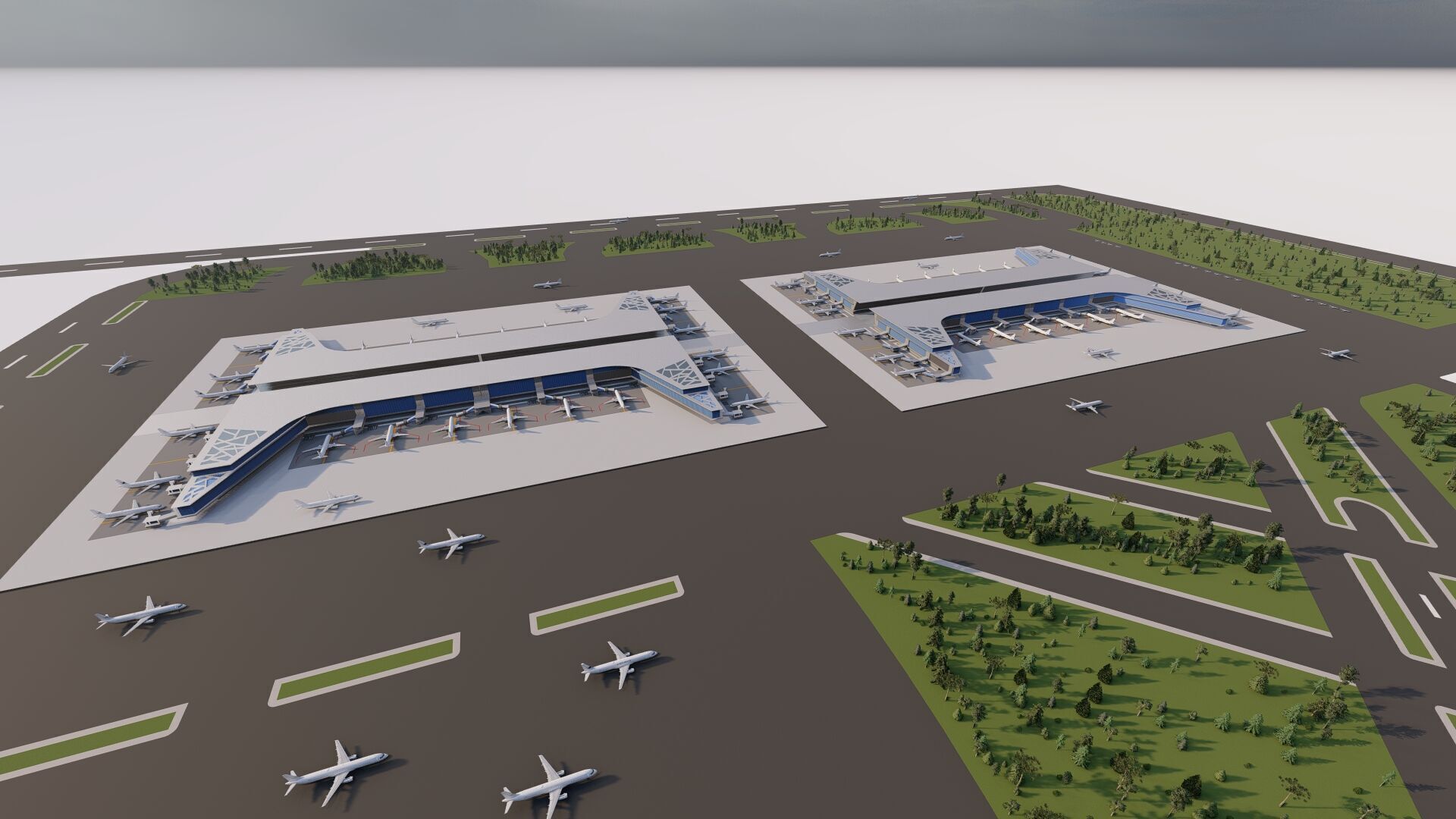 3D Airport-Airport 3D model_11