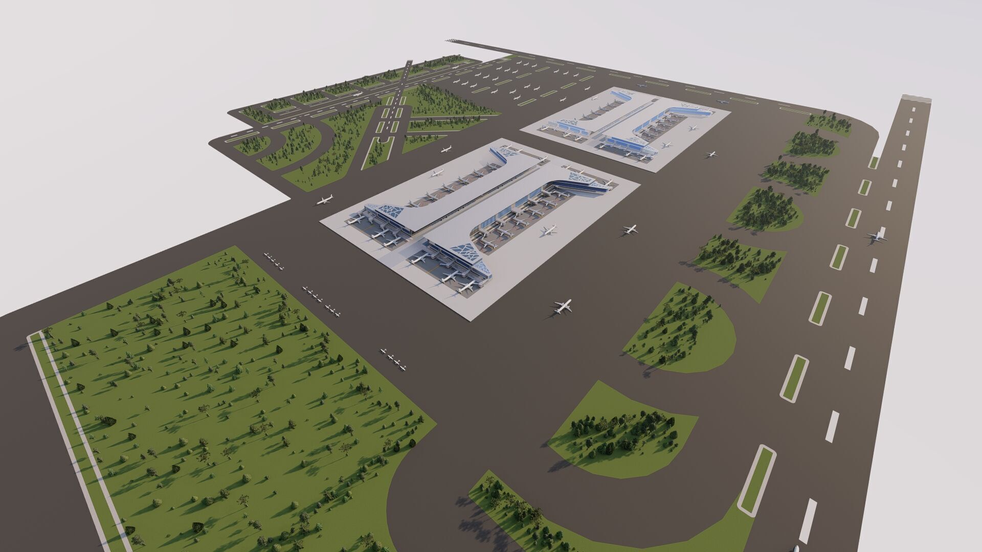 3D Airport-Airport 3D model_13