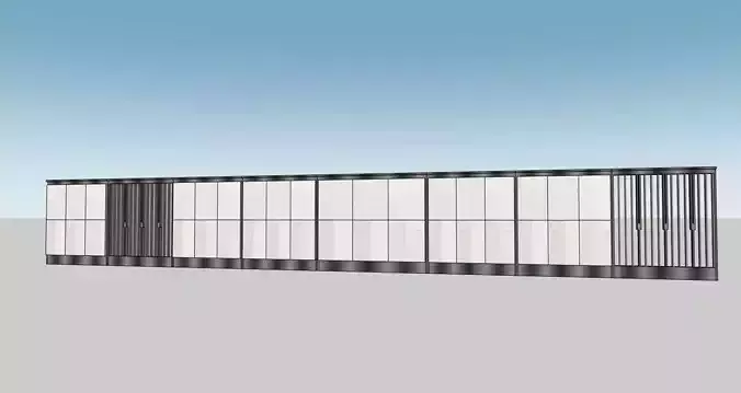 Exterior Fence Sketchup model 3D model