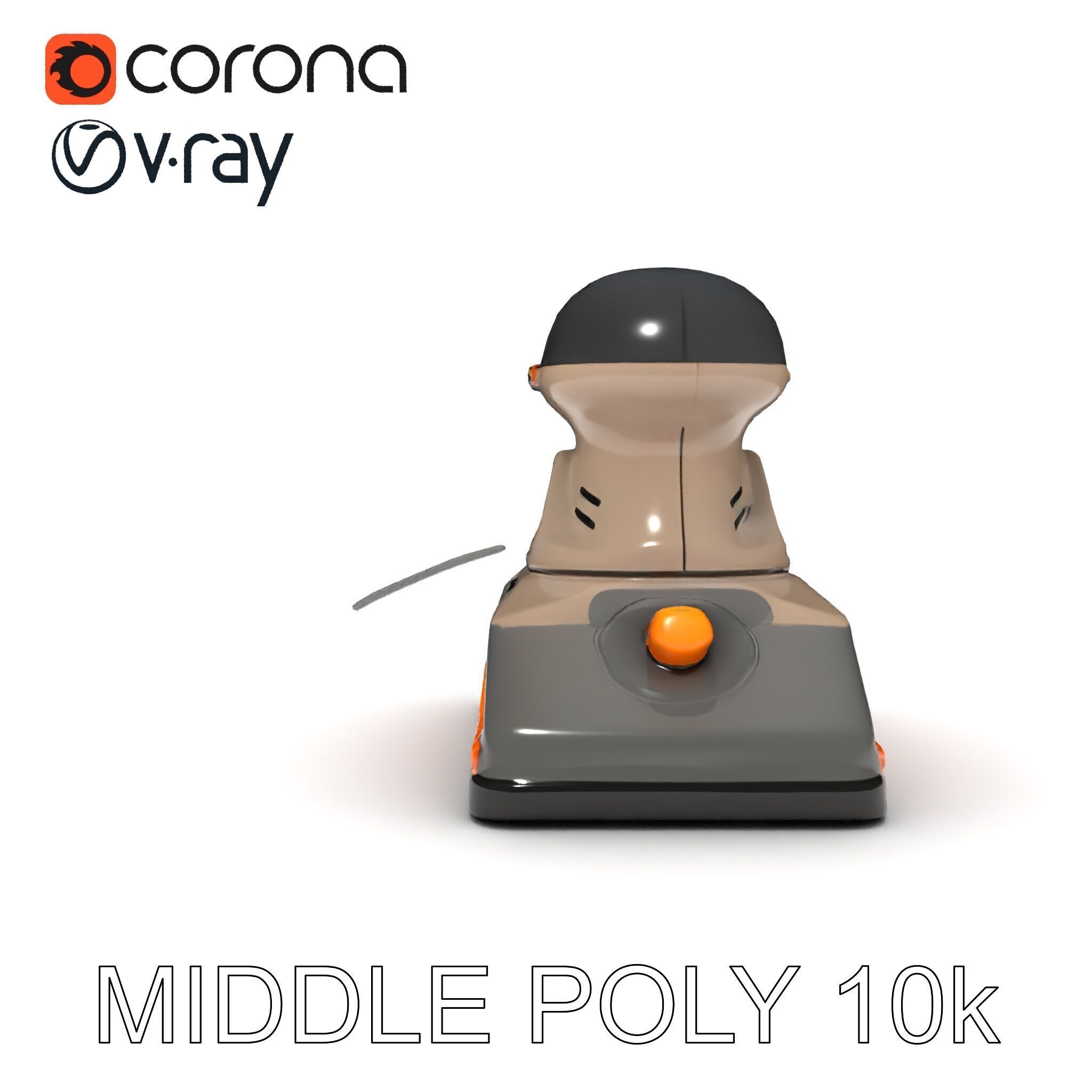 Electric Handheld Sander Model Pack Low-poly 3D model_20