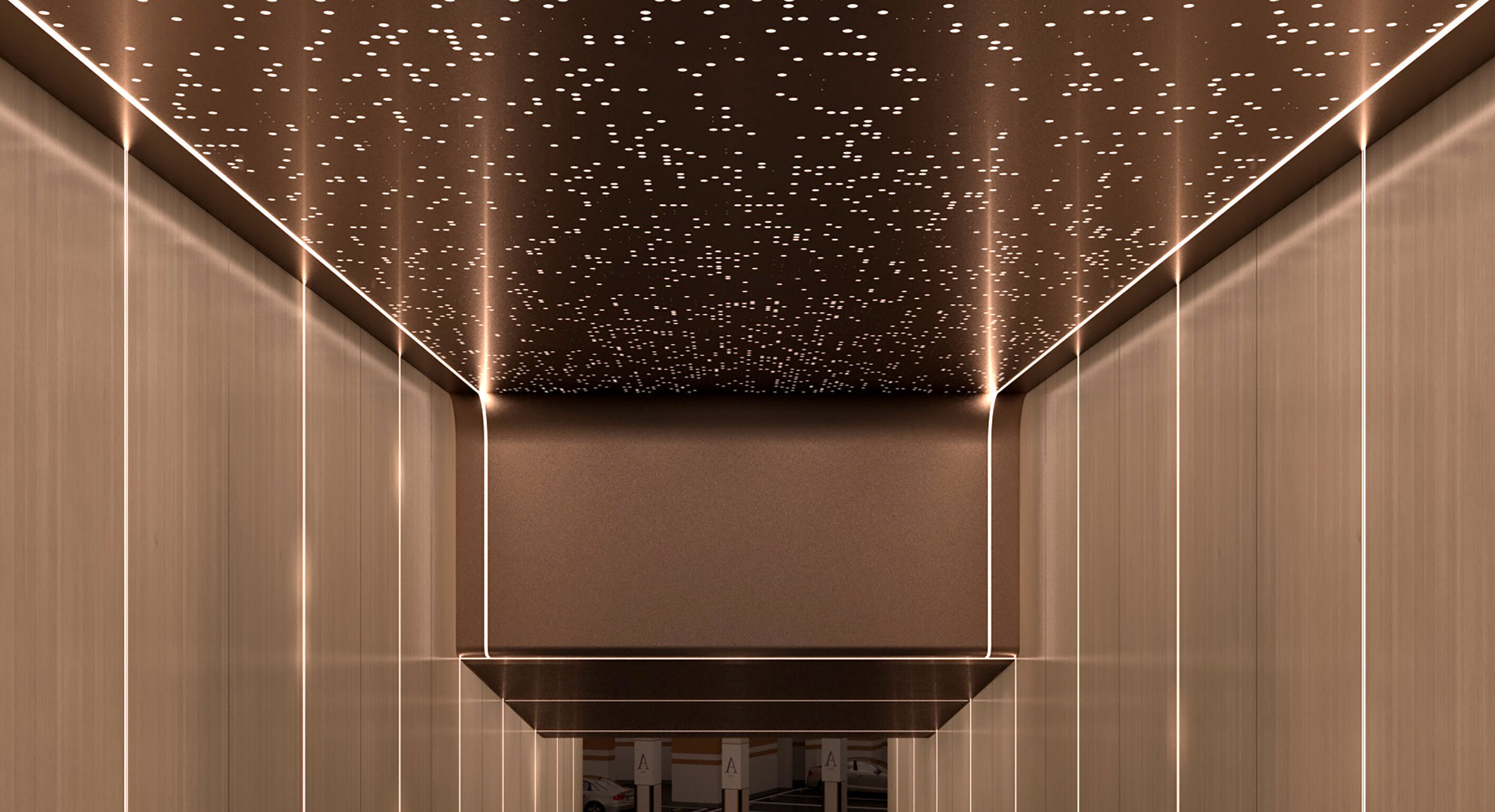 Entrance-Exit to the underground parking 3D model_3