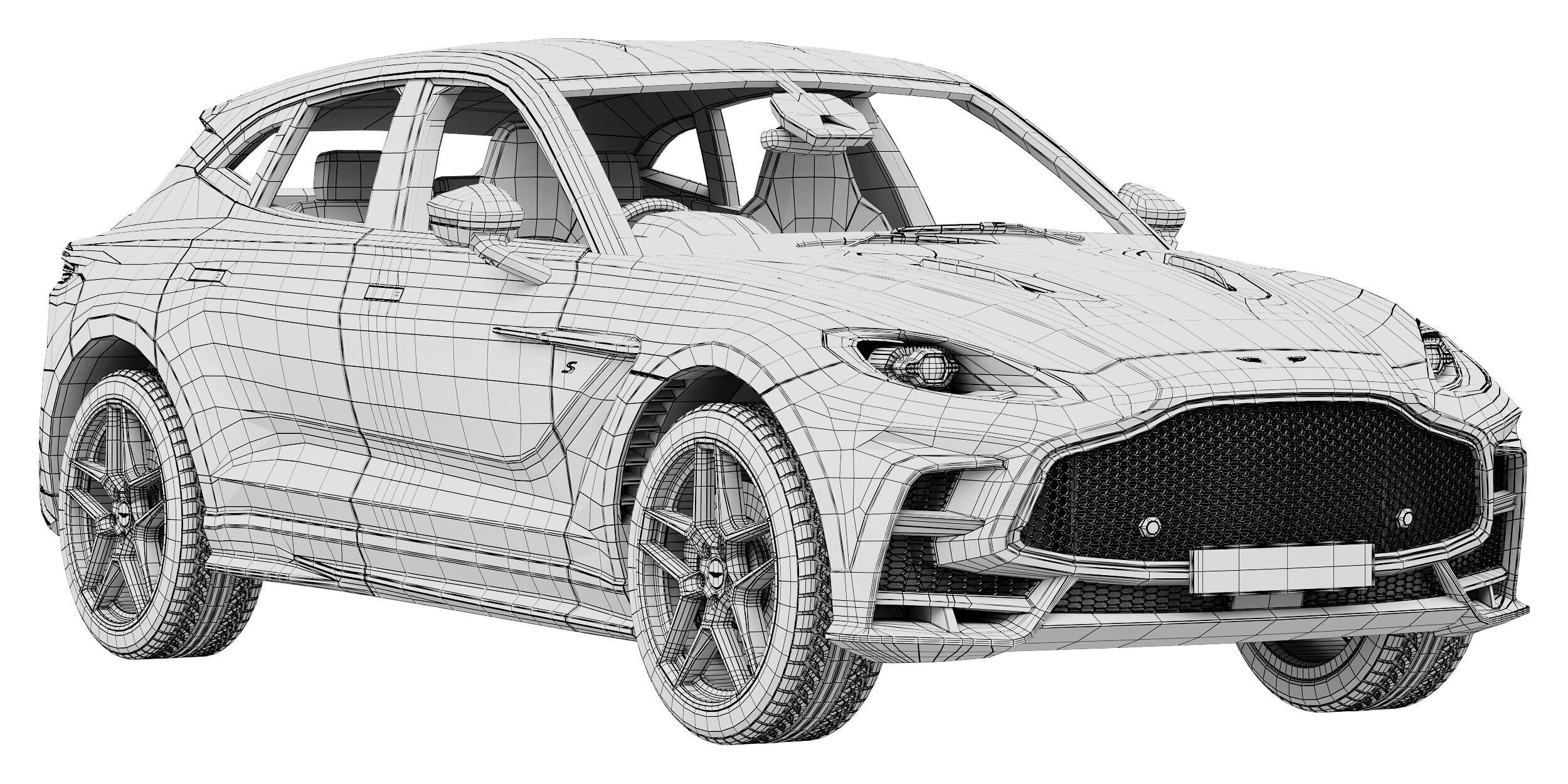 Aston Martin DBX S 2026 3D model_14