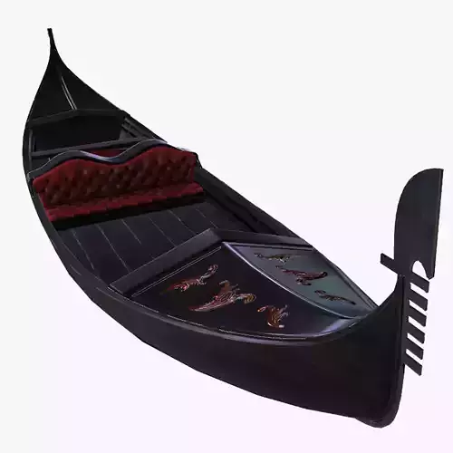 3D Stylized Gondola PBR UE5 Ready