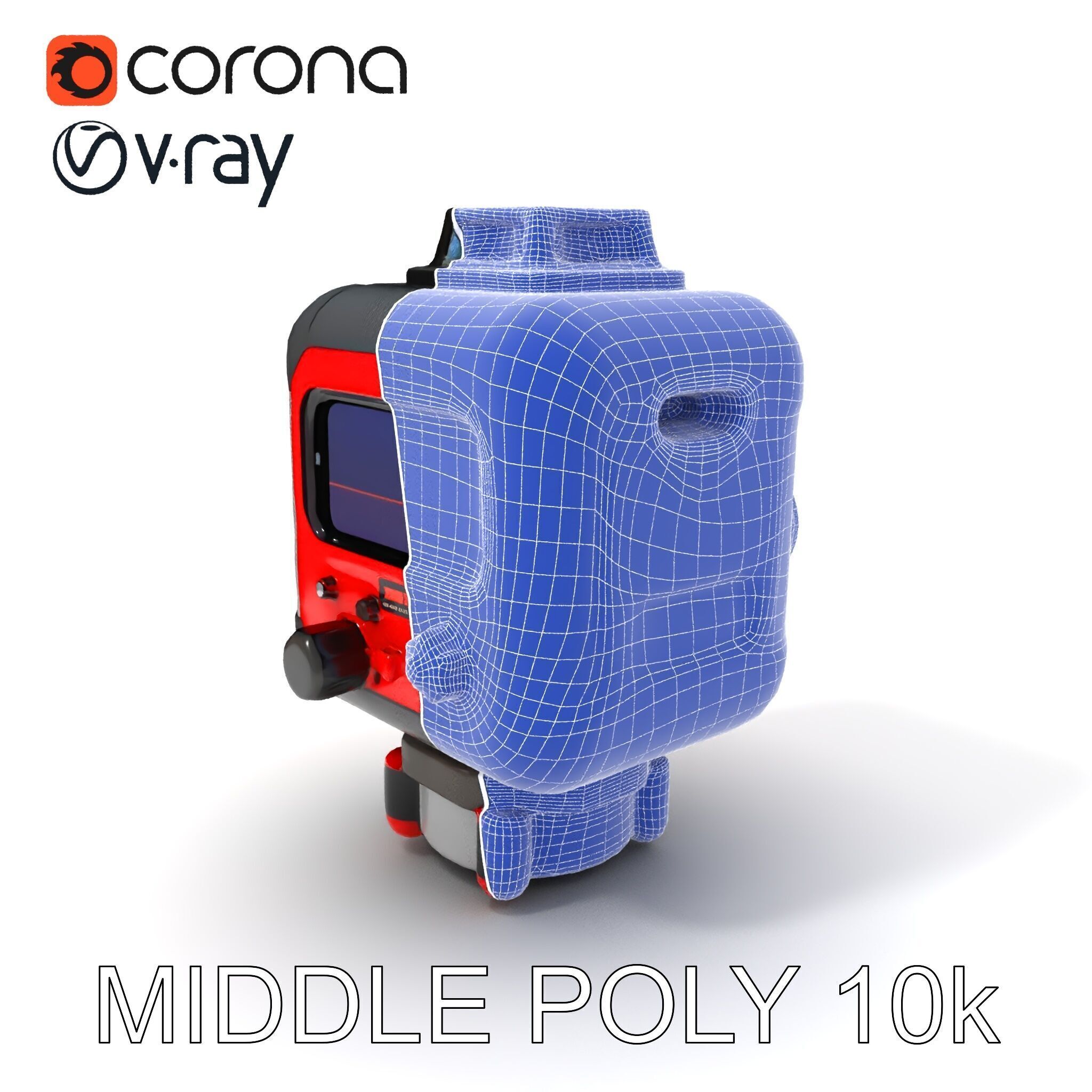 Precision Laser Level Model Pack for Construction and Design Low-poly 3D model_12