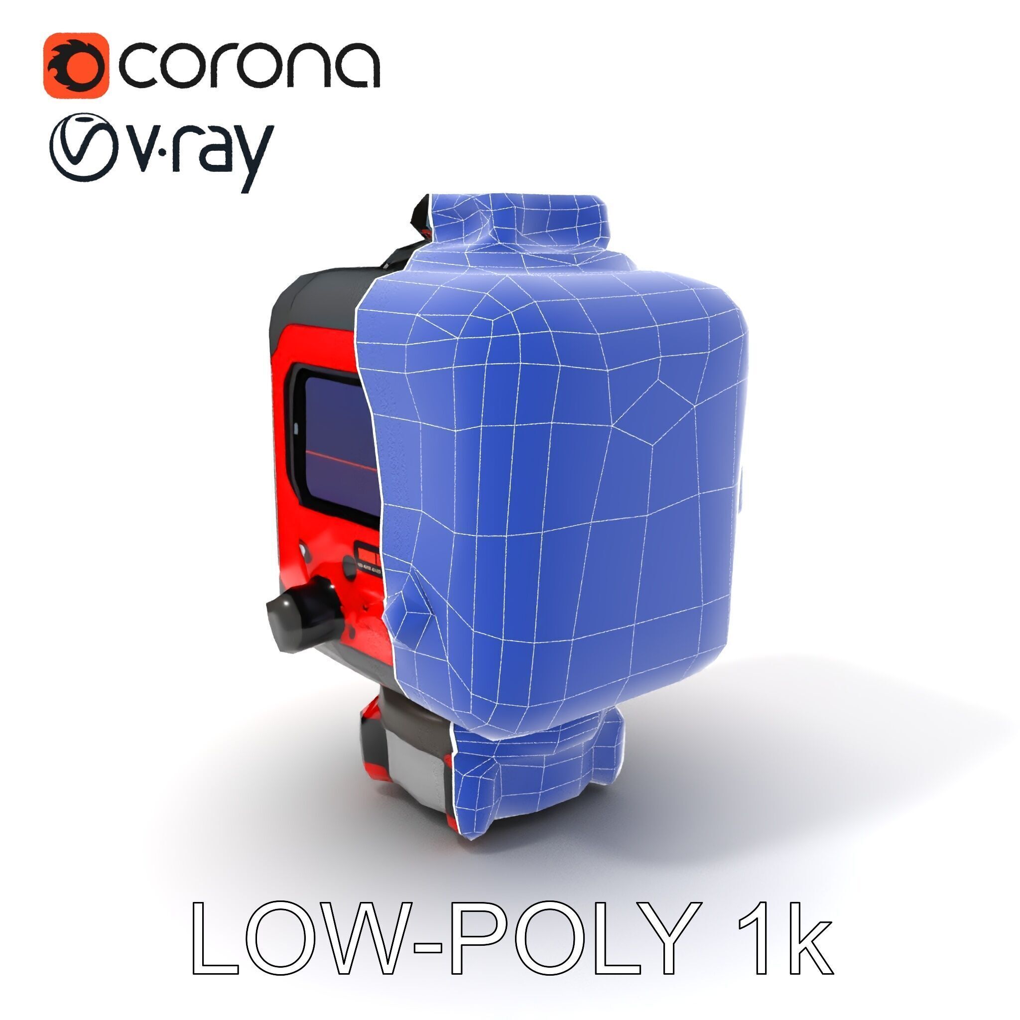 Precision Laser Level Model Pack for Construction and Design Low-poly 3D model_16