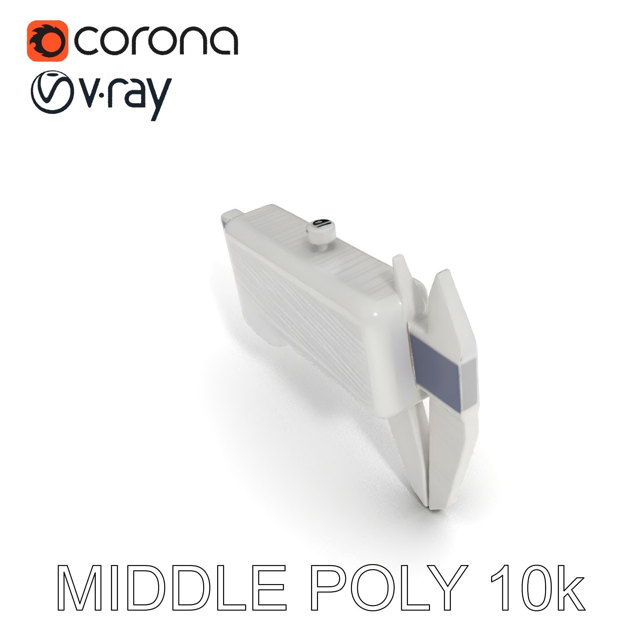 Digital Caliper HighDetail Model Pack for Precision Displays Low-poly 3D model_17