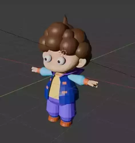 Jake 3D Low poly character