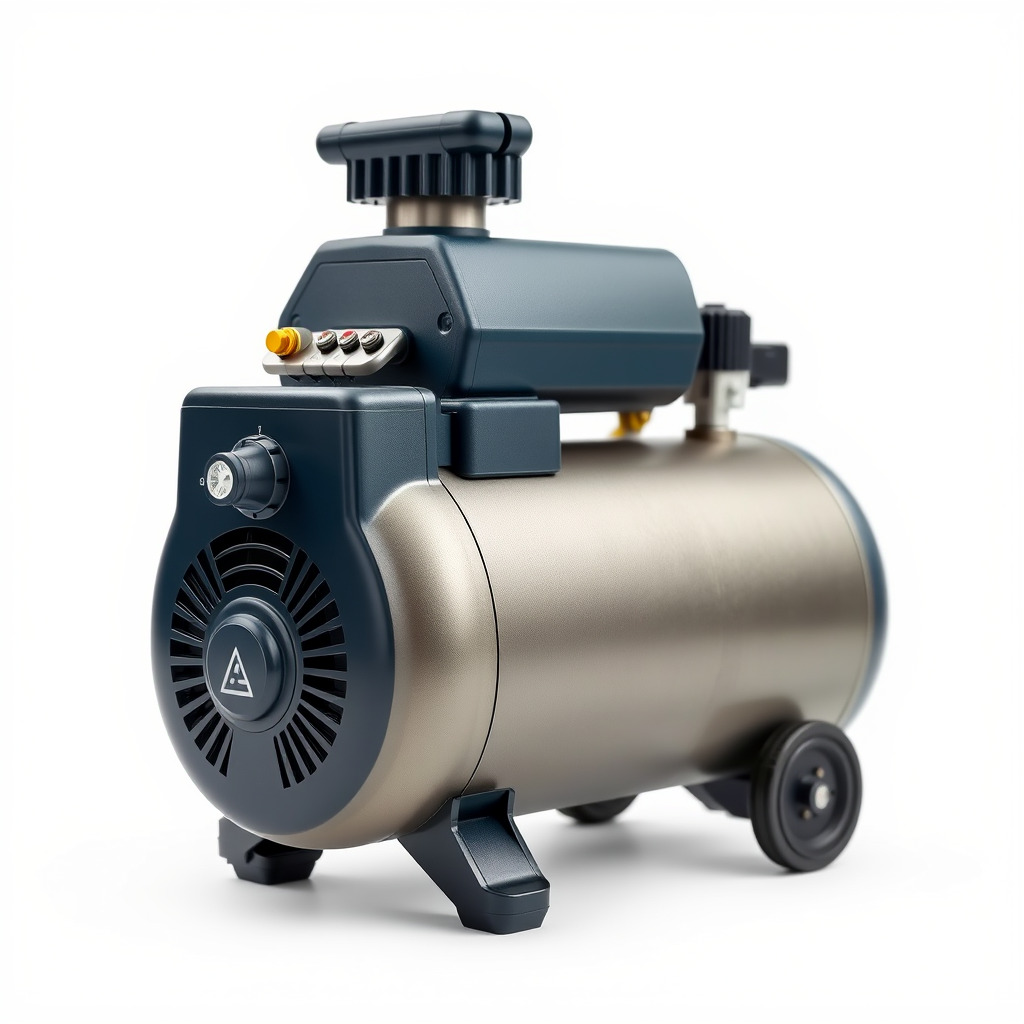 Portable Air Compressor Model Pack for D Rendering and Game D... Low-poly 3D model_4