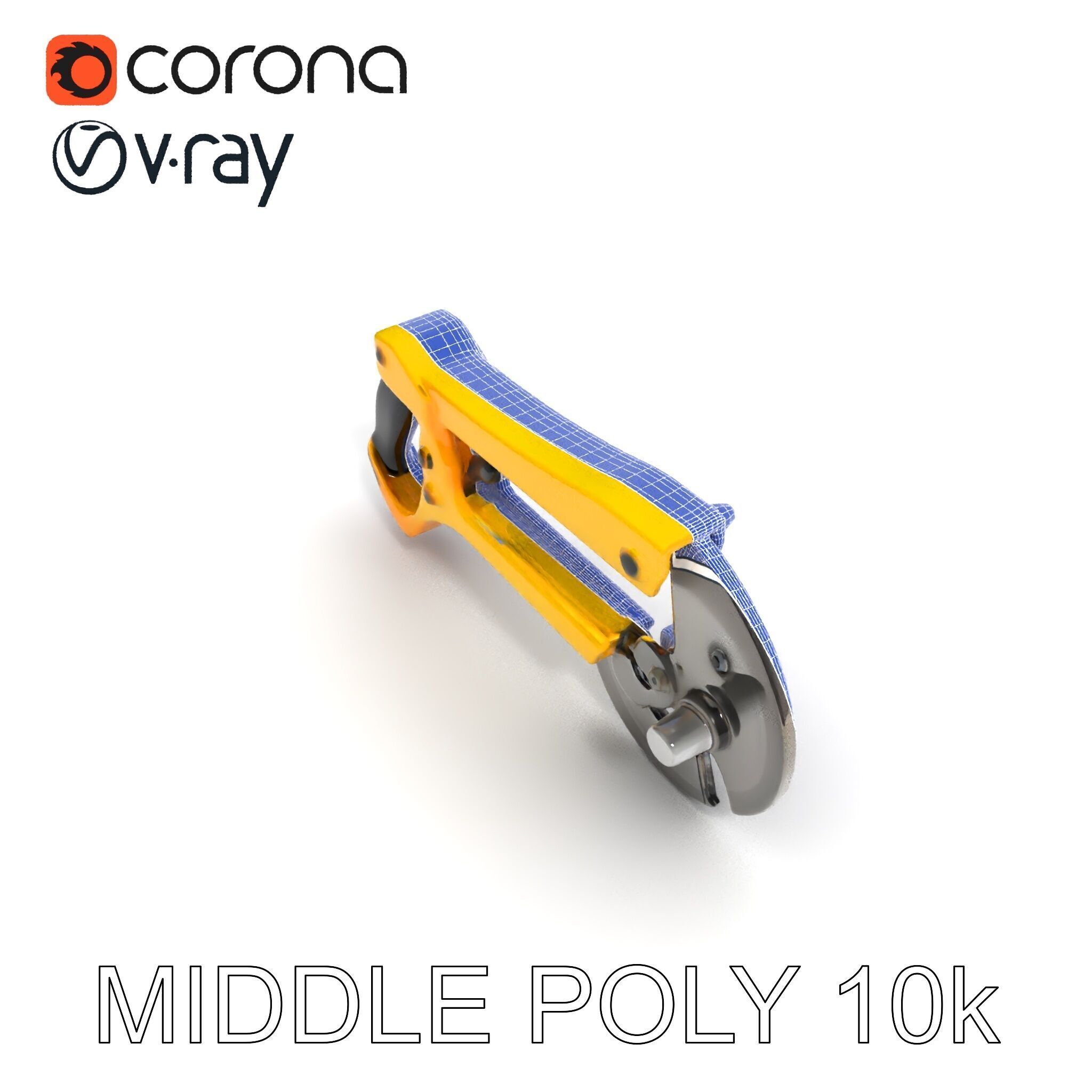 HeavyDuty Bolt Cutter D Model Pack Low-poly 3D model_29