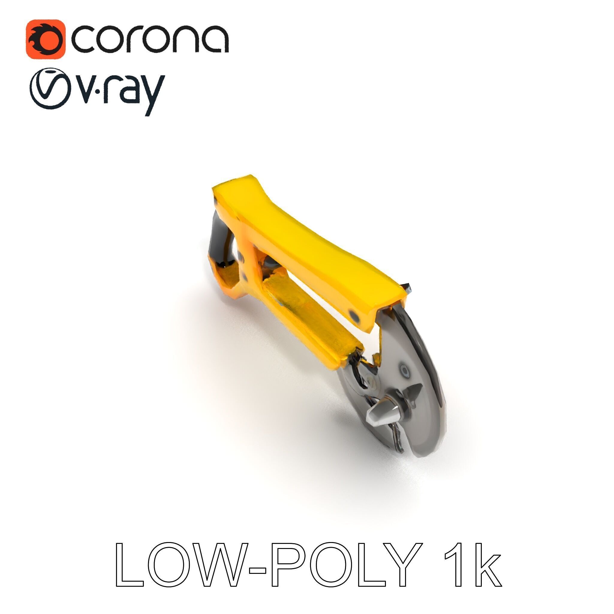 HeavyDuty Bolt Cutter D Model Pack Low-poly 3D model_25