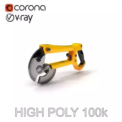 HeavyDuty Bolt Cutter D Model Pack Low-poly 3D model